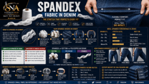 Spandex Febric in Denim