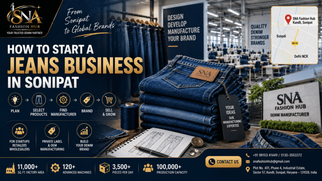 How to Start a Jeans Business in Sonipat