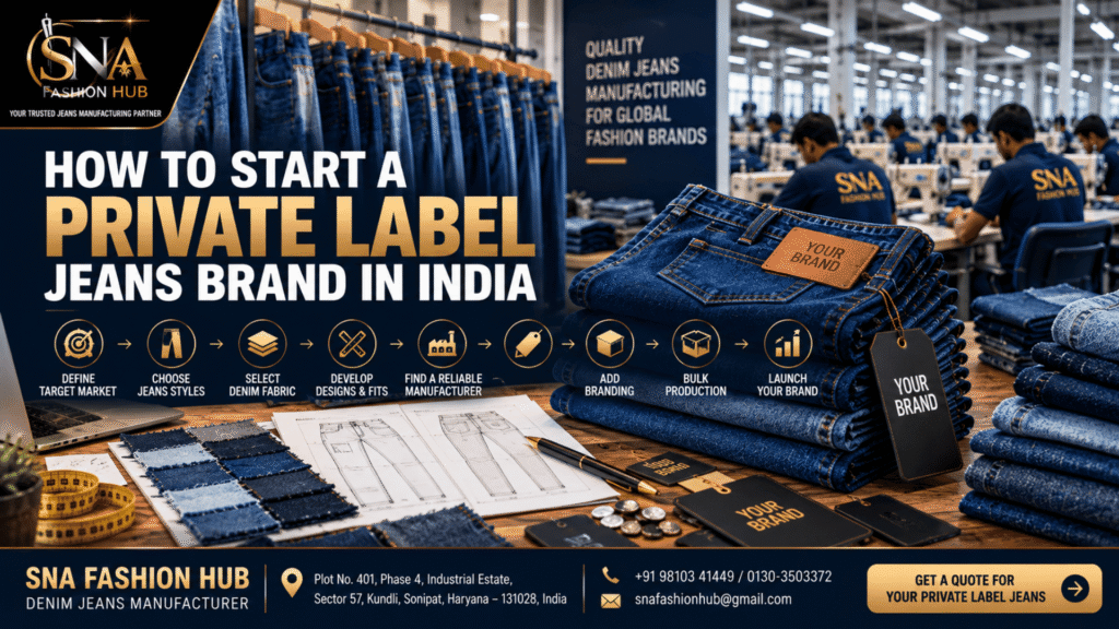 How to Start a Private Label Jeans Brand in India